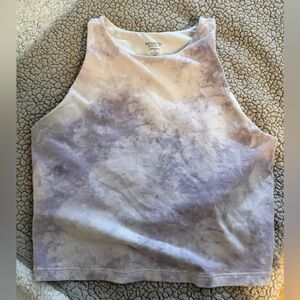 Old Navy Women's Lavender Tie-Dye Bra/Tank Top
